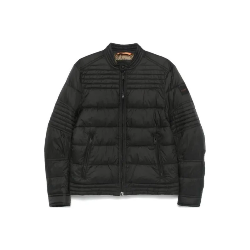 HUGO BOSS Logo Patch Zip Up Jacket-0