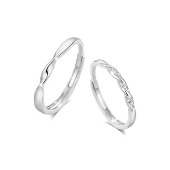 BLANK IN BLANK Sterling Silver Rings Unisex