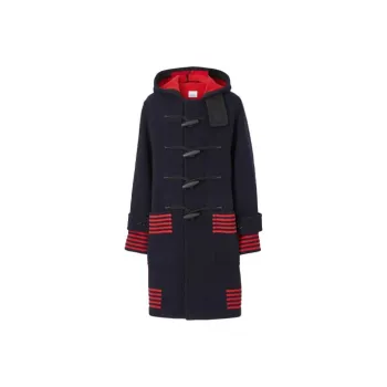 Burberry Coats Men's Dark Ink Blue