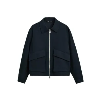 ZARA Jackets Coats Men's Sea Blue