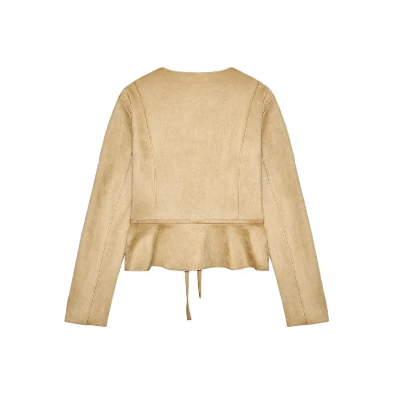 ZARA Jackets & Coats Women's Tan-1