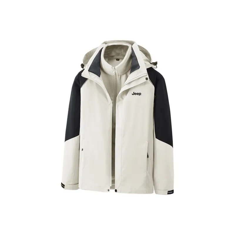 Jeep Urban Living/Travel/Commuting Waterproof And Windproof Windbreaker Jacket Unisex-0