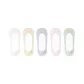 5-Pack (White+Beige+Light Purple+Light Pink+Light Green)