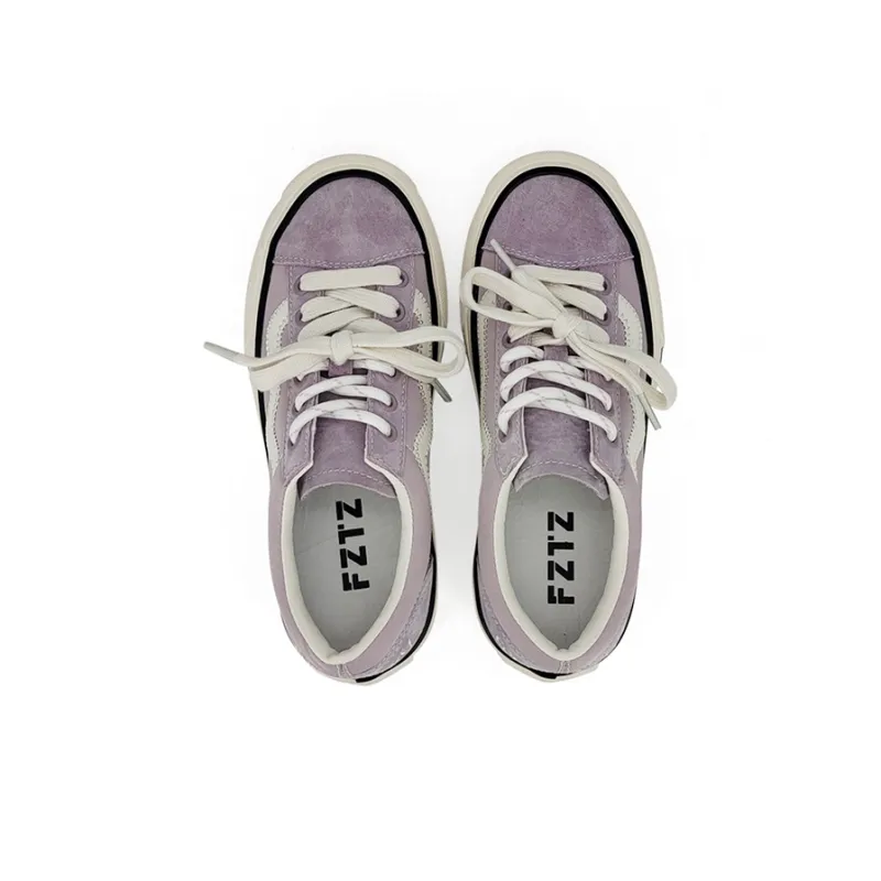 FZTZ Height Increasing Anti-Slip And Wear-Resistant Low-Top Skateboard Shoes Women's-18