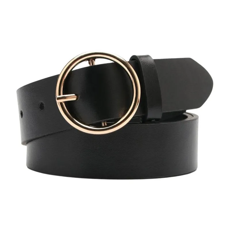 JEANSWEST PU Leather Belts Women's 3.3CM-1