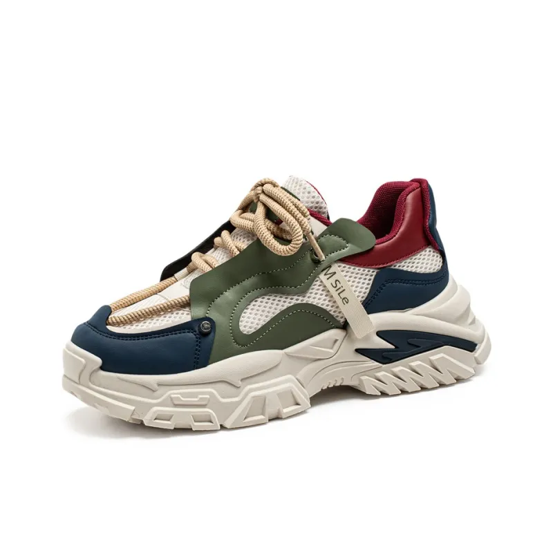 HACKBUTEER Low Top Chunky Sneakers Men's Box Included-8