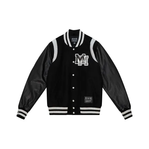 Mitchell & Ness x Mastermind JAPAN Baseball Jacket Unisex Black