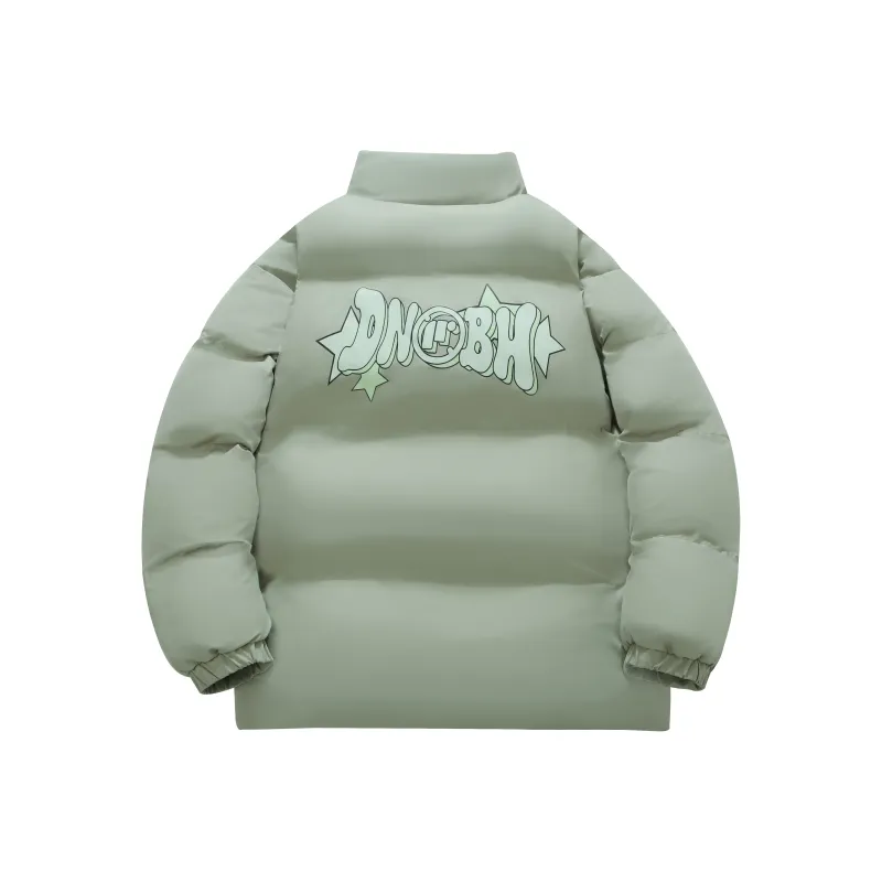 DNBH Puffer Jacket Mid Length Coat Unisex Multiple Colors-27