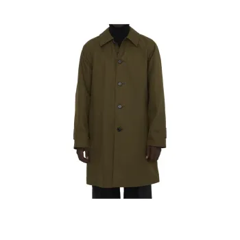 Burberry Single Breasted Reversible Raincoat