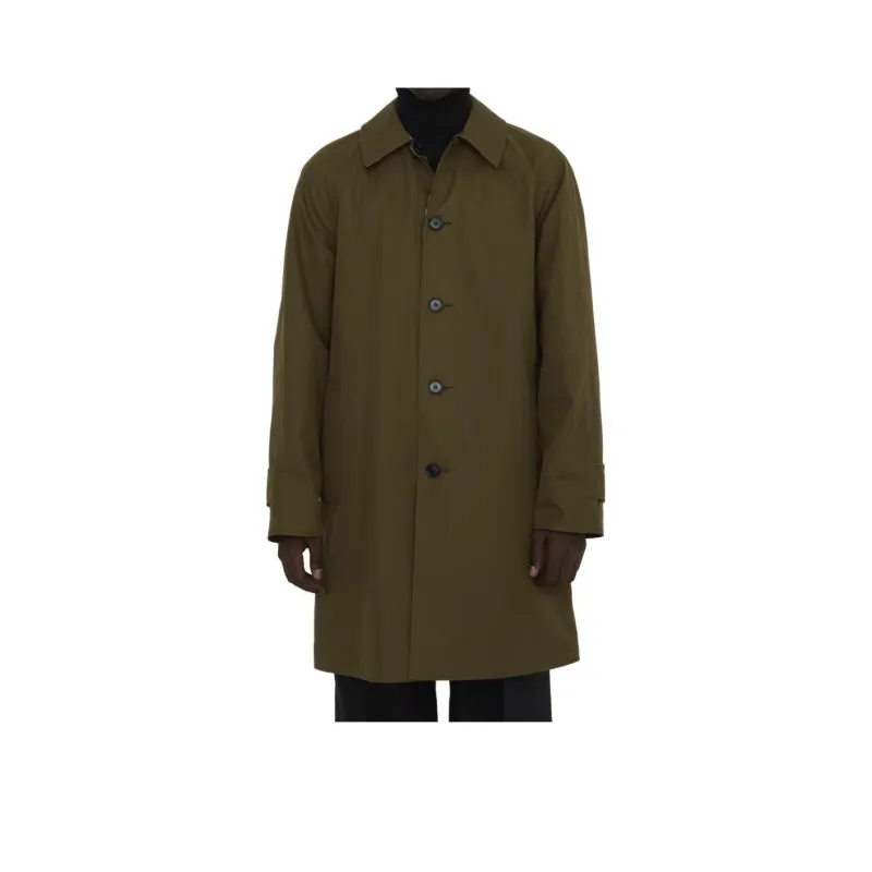 Burberry Single Breasted Reversible Raincoat-0