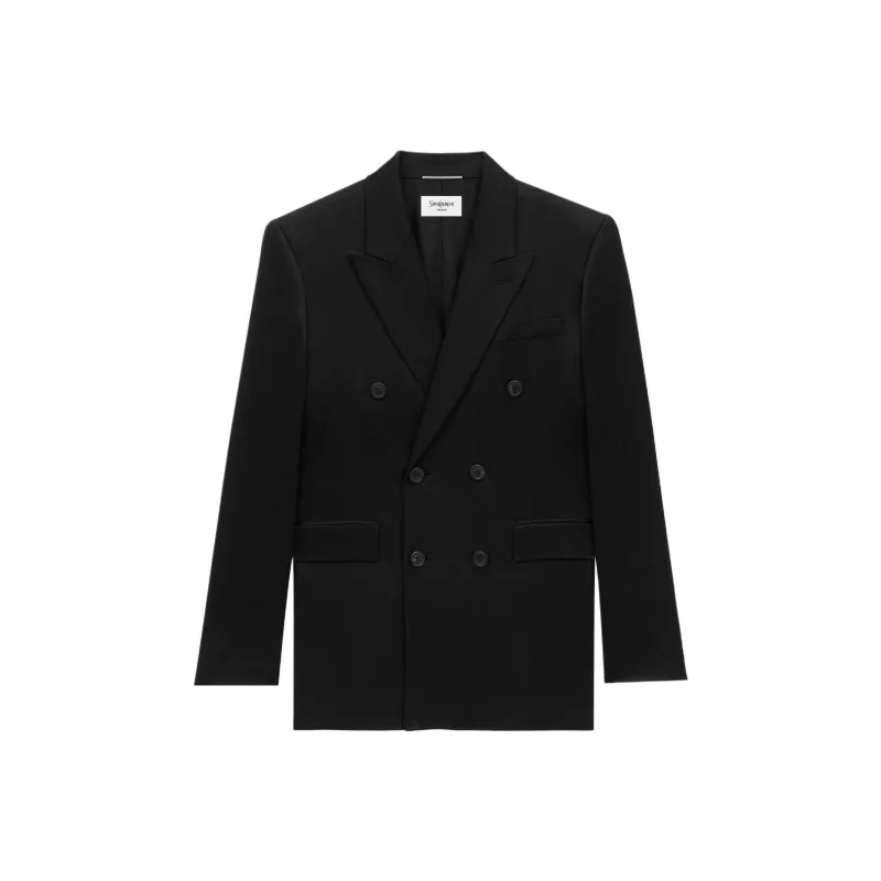 SAINT LAURENT Business Suit Coat Men's Black-0