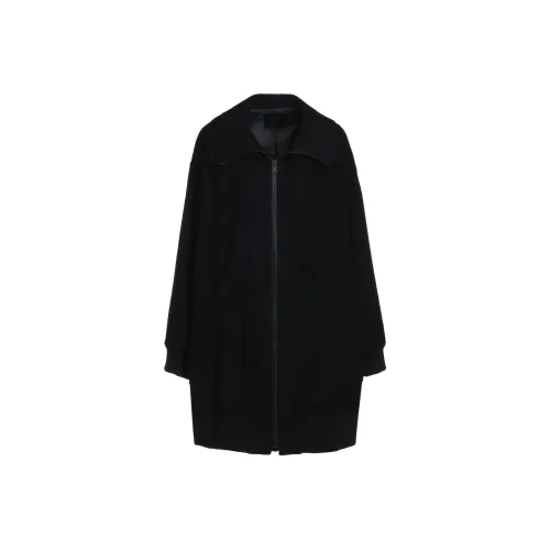 Yohji Yamamoto Coats Unisex Black