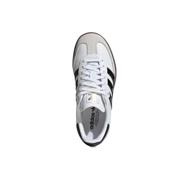 Adidas Originals Samba Low Top Skateboard Shoes Unisex White-3