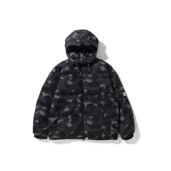 A BATHING APE Color Camo Relaxed Fit Down Jacket