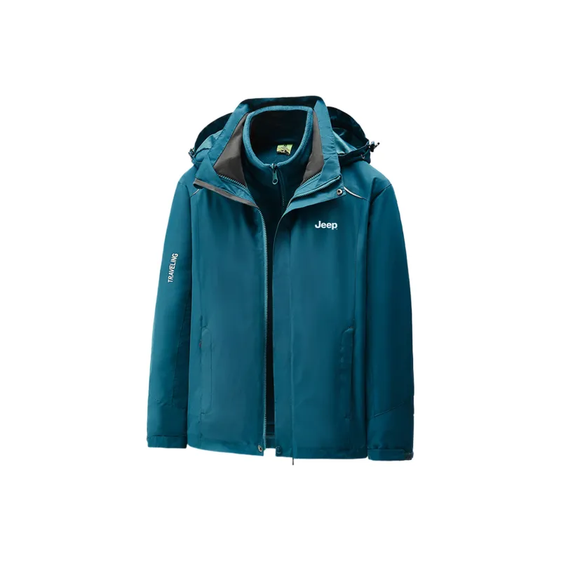 Jeep Urban Living/Travel/Commuting Waterproof And Windproof Windbreaker Jacket Unisex-9