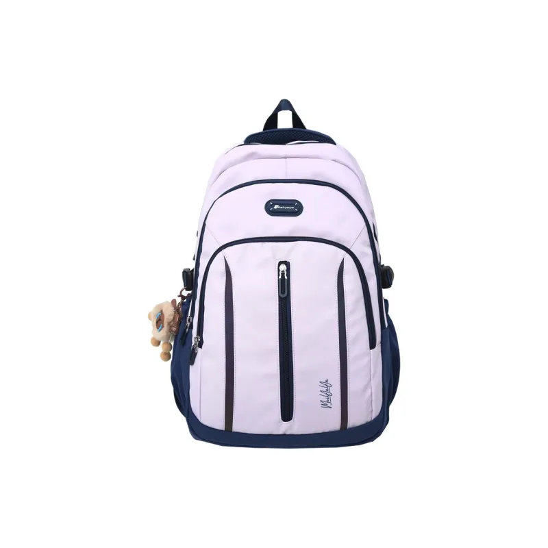 OUZIHUANG Nylon Backpack Regular Women's Multicolor-8