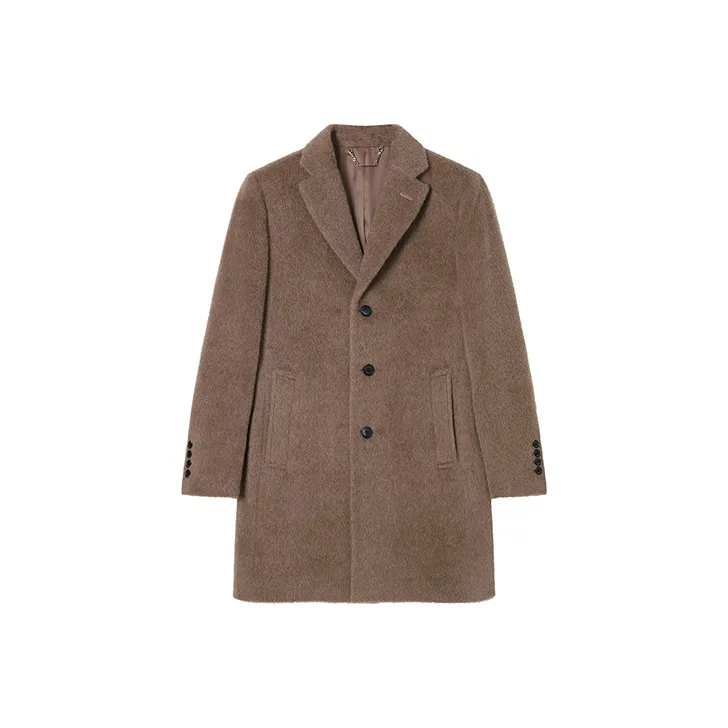 DAVID NAMAN Coats Men Brown-0