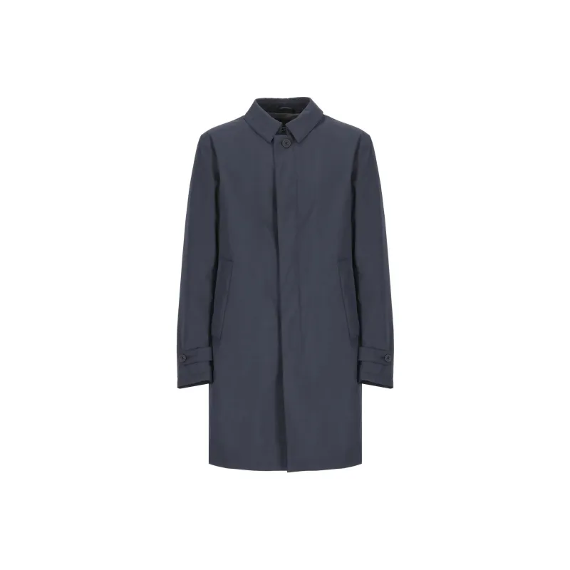 HERNO Laminar Collared Button Up Padded Coat-0