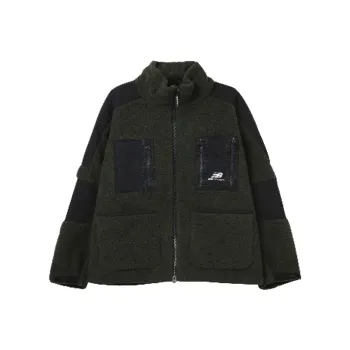 New Balance Velvet Jackets Men Army Green