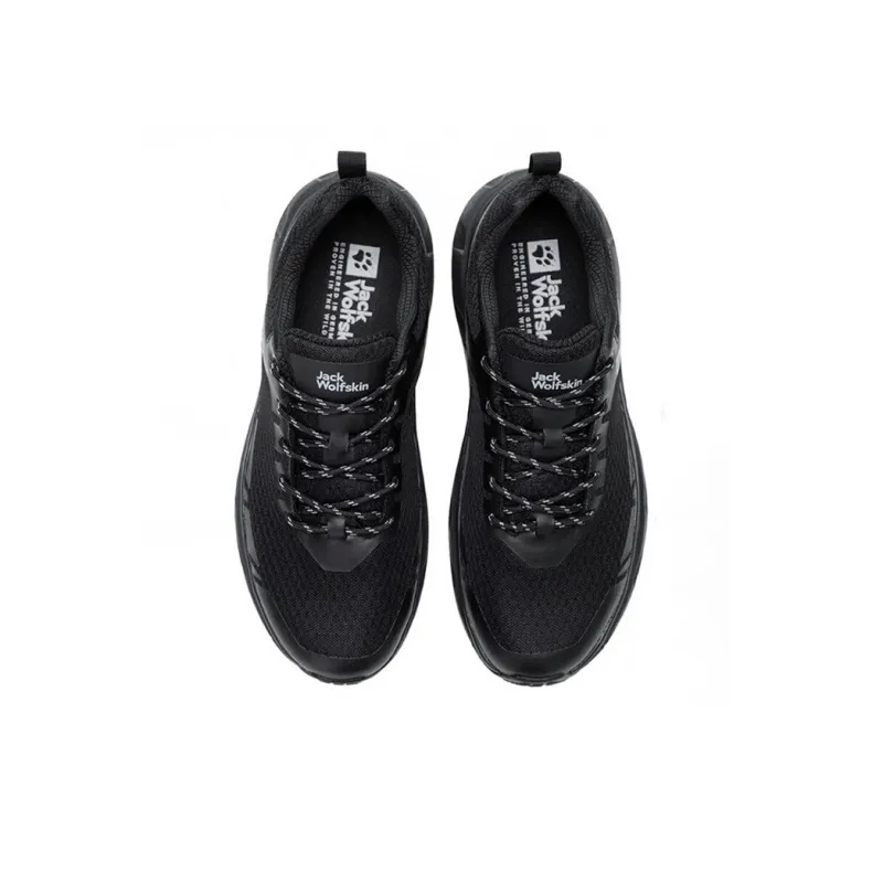 Jack Wolfskin HIKE VENTURA Abrasion Resistant Breathable Low Top Hiking Shoes Men's Black-4