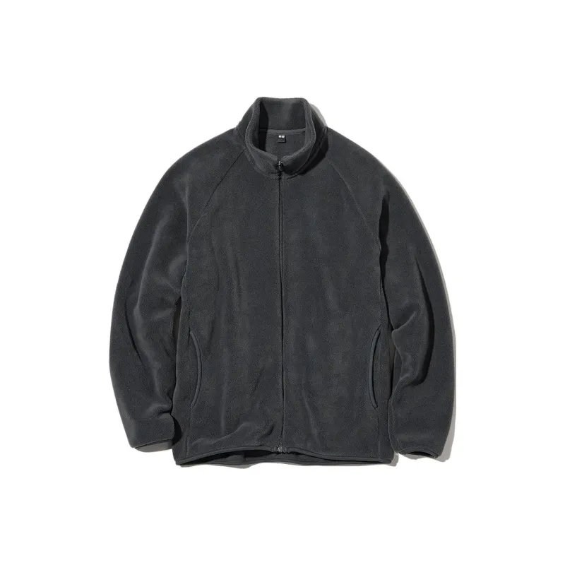 UNIQLO Velvet feel Coat Unisex Dark Gray-0