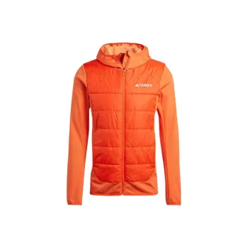 Adidas TERREX MULTI HYBRID INSULATED HOODED JACKET Jackets Coats Men's Semi-Impact Orange