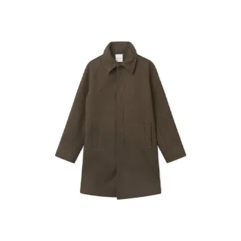 WOOD WOOD Coats Men Army Green
