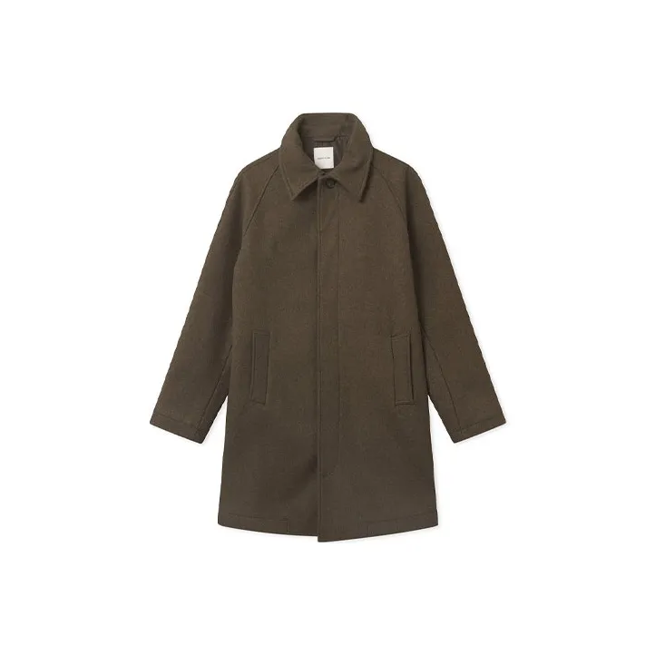 WOOD WOOD Coats Men Army Green-0