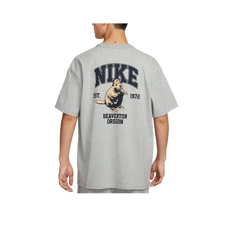 Nike Sportswear T Shirt Men's Toned Dark Gray-1