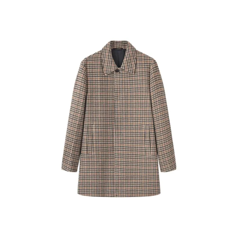 DEGAIA Coats Men Coffee-0