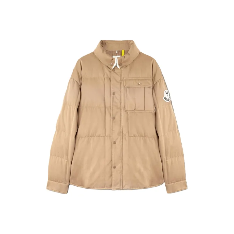 Palm Angels X MONCLER GENIUS MONCLER GENIUS X PALM ANGEL Down Jackets Unisex Camel-0