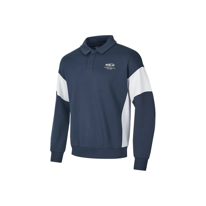 Skechers Sports Lifestyle Collection GOKNIT Sweatshirt Unisex Navy Blue-0
