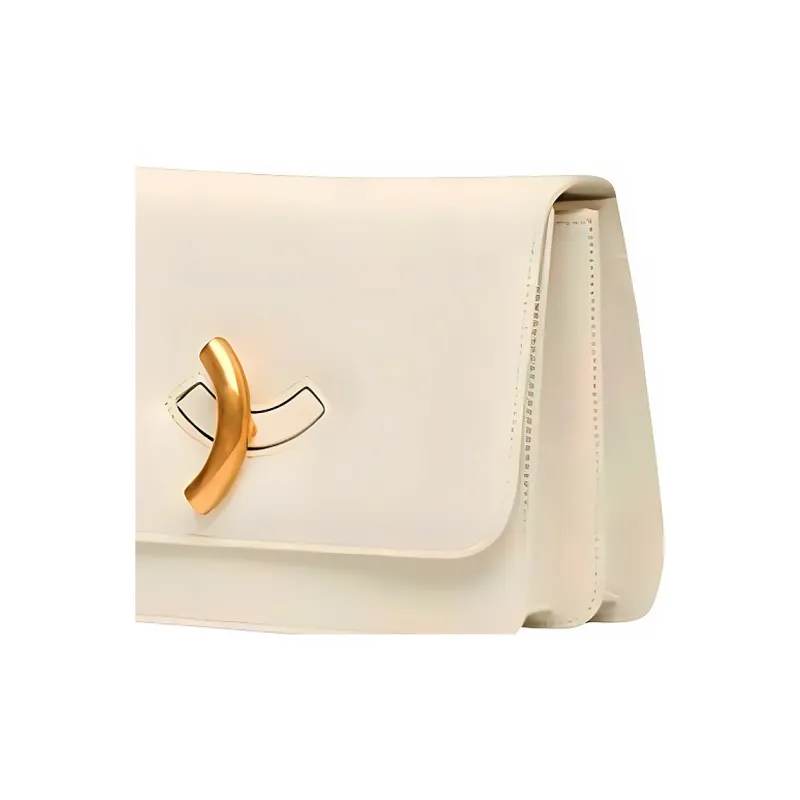 Little Liffner Cow Leather Shoulder Bag Small Size Women's Marble White-3
