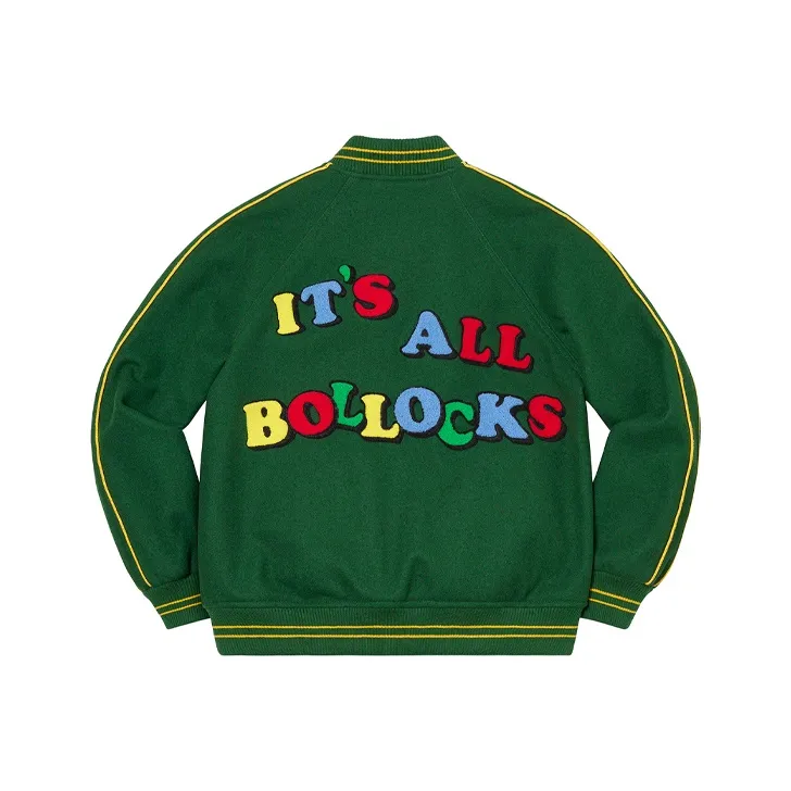 Supreme Jamie Reid It's All Bollocks Varsity Jacket-2