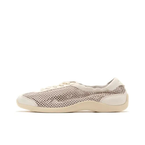 FOOT INDUSTRY Foot Industry Mesh Ballet German Army Trainers Unisex Antique White