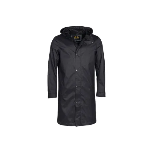 BARBOUR Coats Men Charcoal Black