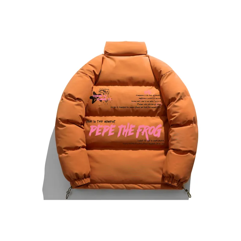 Pepe The Frog Puffer Jacket Unisex-13