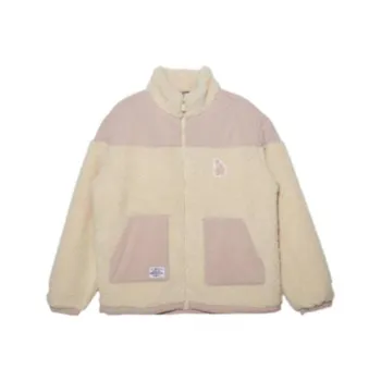 New Era x MLB Velvet feel Coat Unisex Pink
