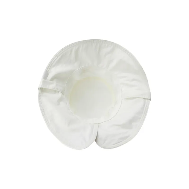 DESCENTE Nylon Bucket Hats Unisex White-3