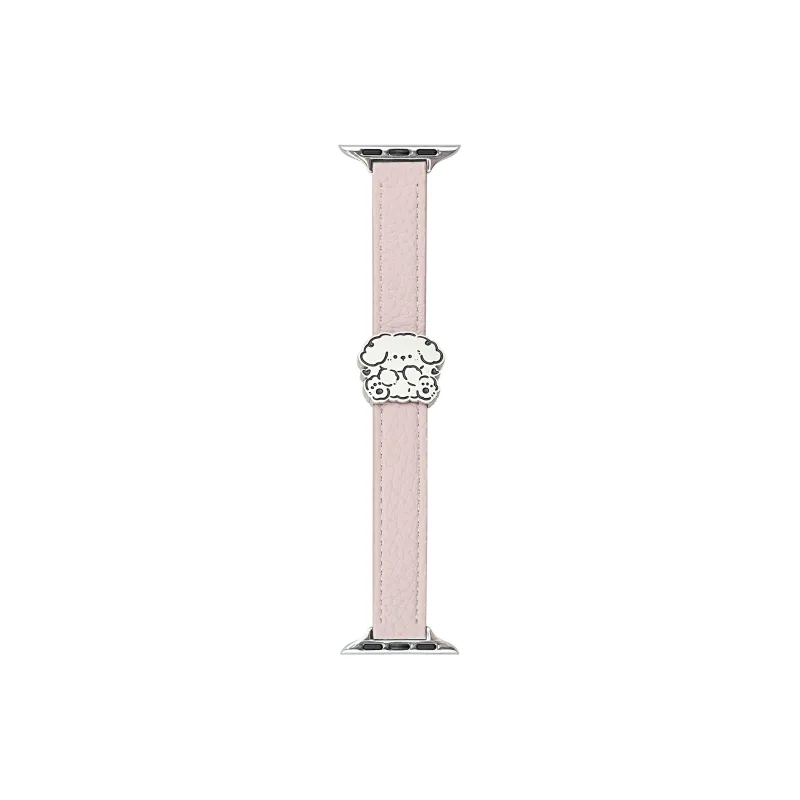 MSSM Watch Band Apple Compatibility 170mm 46mm Genuine Leather Material-0