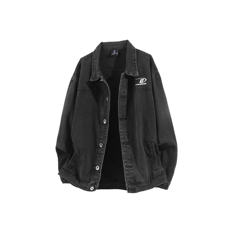 CRUSH KEY Denim Jackets Unisex-9