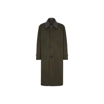 FENDI Collared Button Up Coat
