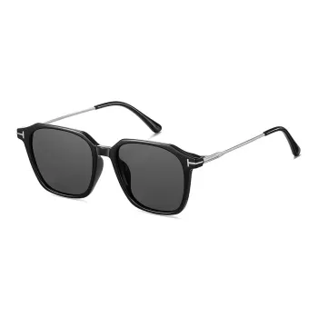 Yamaichi Maru Alloy TR90 Square Sunglasses Unisex