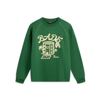 LiNing Basketball Collection Rebel Collection Sweatshirt Men's Eden Green
