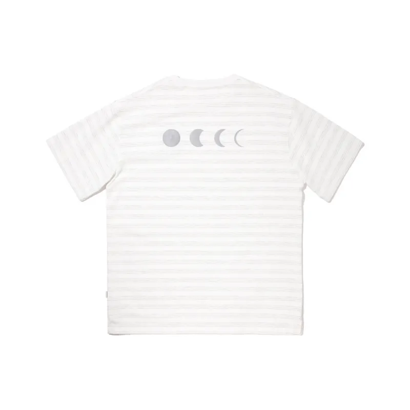 LiNing T Shirt Unisex Champagne White/Heather Gray Ecru-1