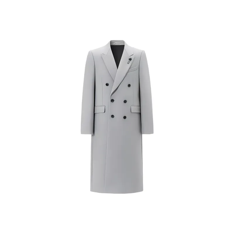 LARDINI Coats Men Light Gray-0