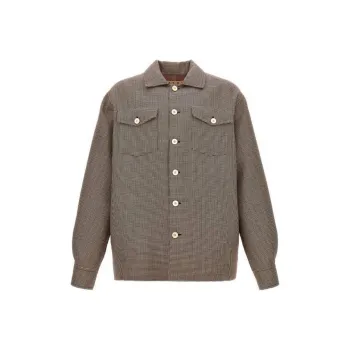 MARNI Button Down Houndstooth Jacket