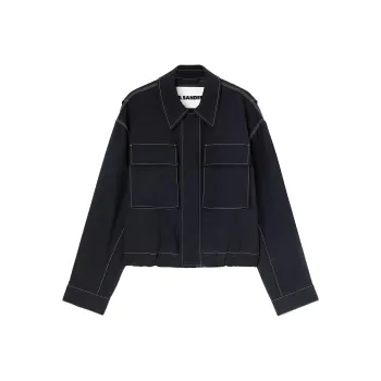 JIL SANDER Concealed Fastening Shirt Jacket