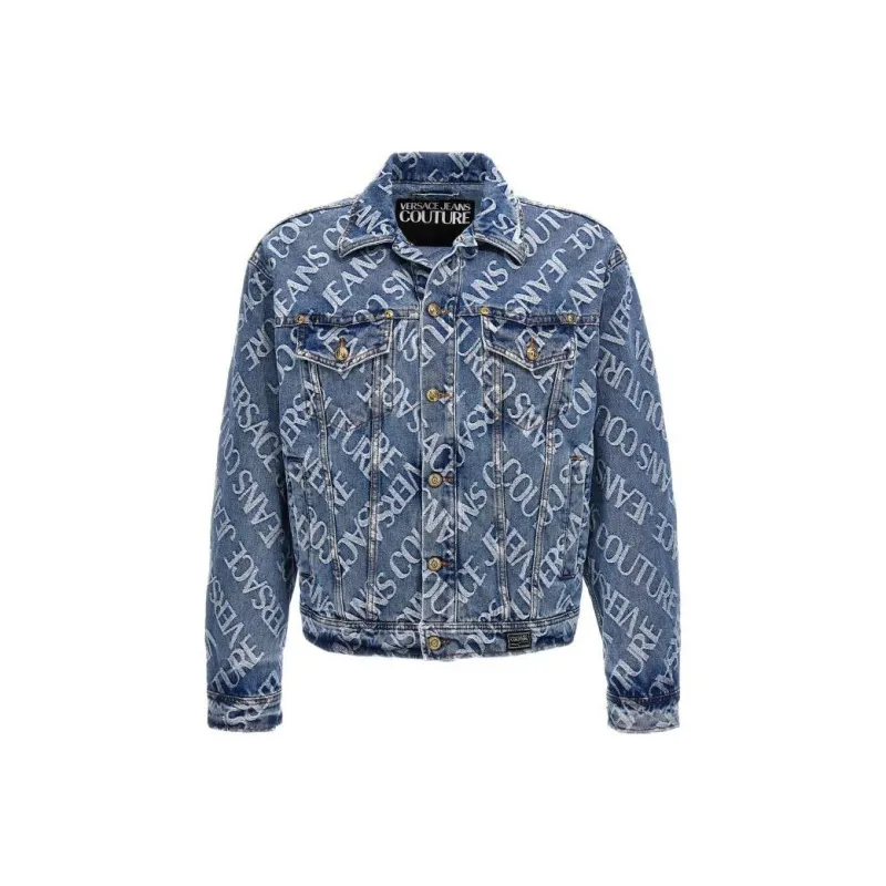 VERSACE JEANS COUTURE Jackets Coats Men's Blue-0