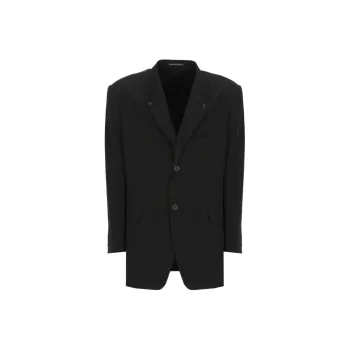 Yohji Yamamoto Single Breasted Tailored Blazer